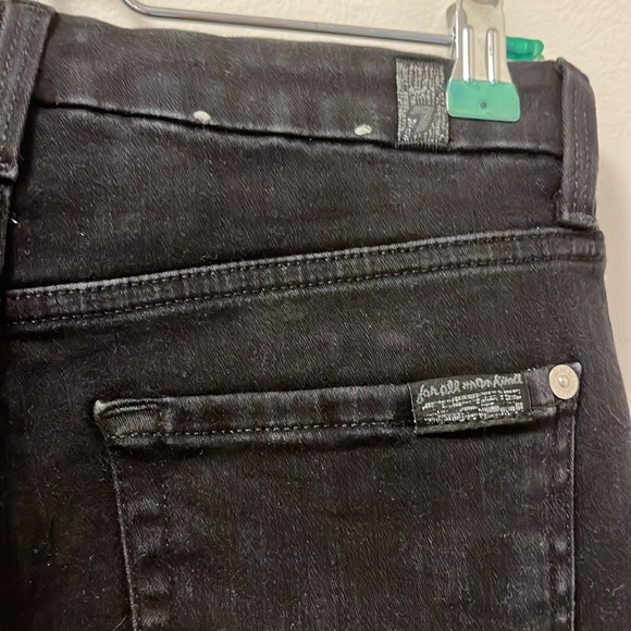 7 for all mankind Black Jeans - lots of stretch - Picture 4 of 7